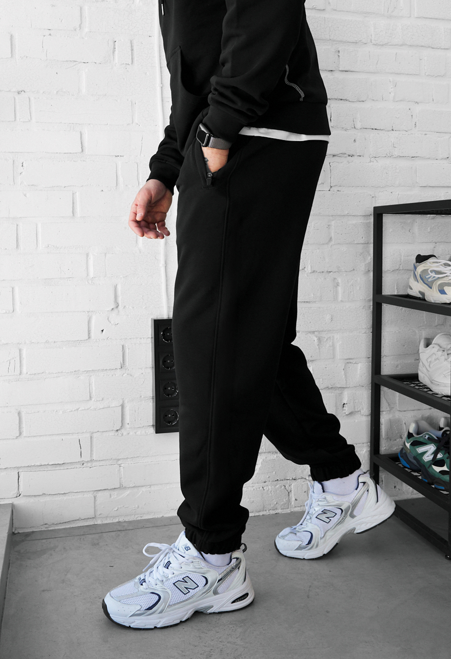 Spodnie dresowe Staff dexo black