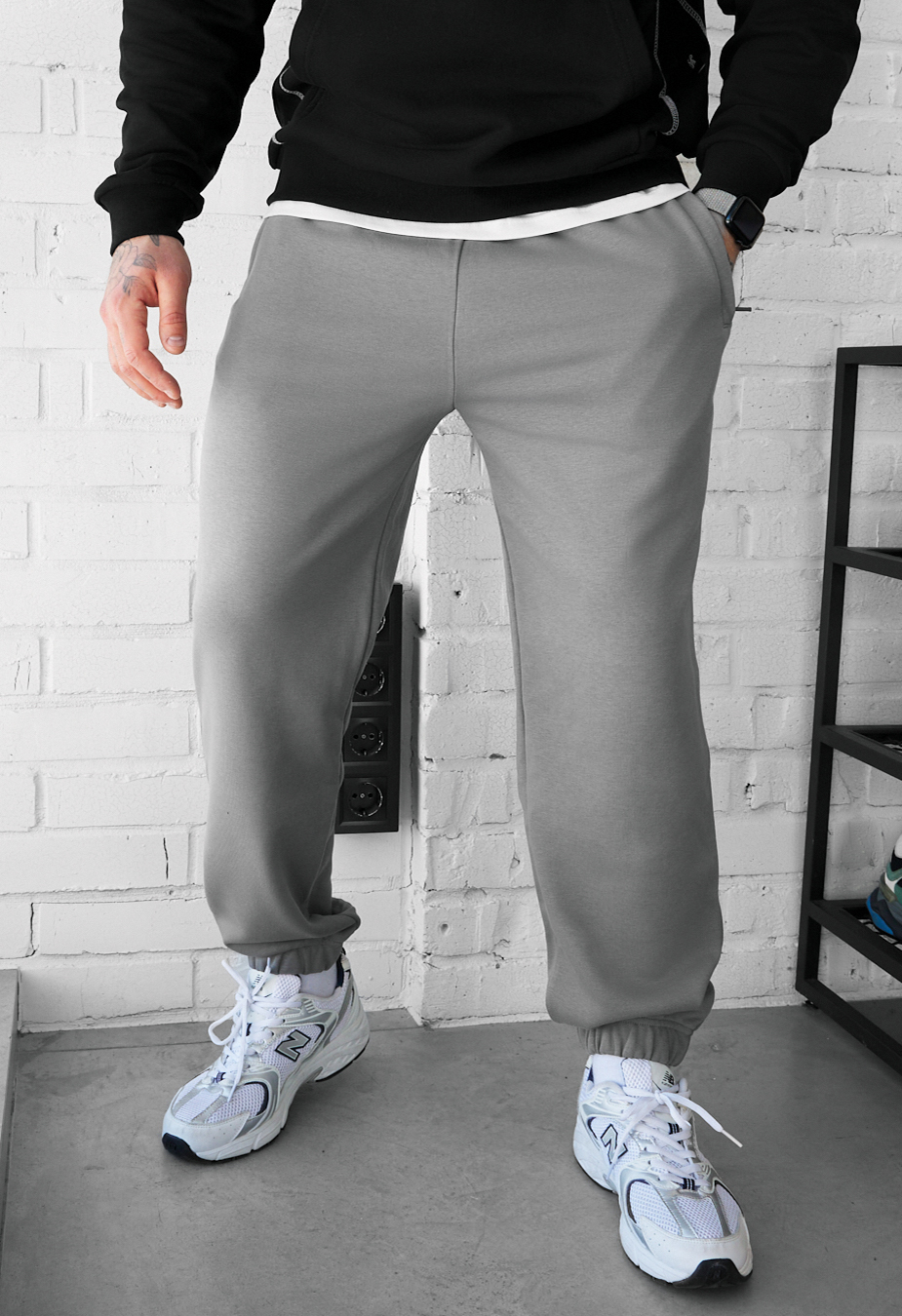 Spodnie dresowe Staff dexo gray