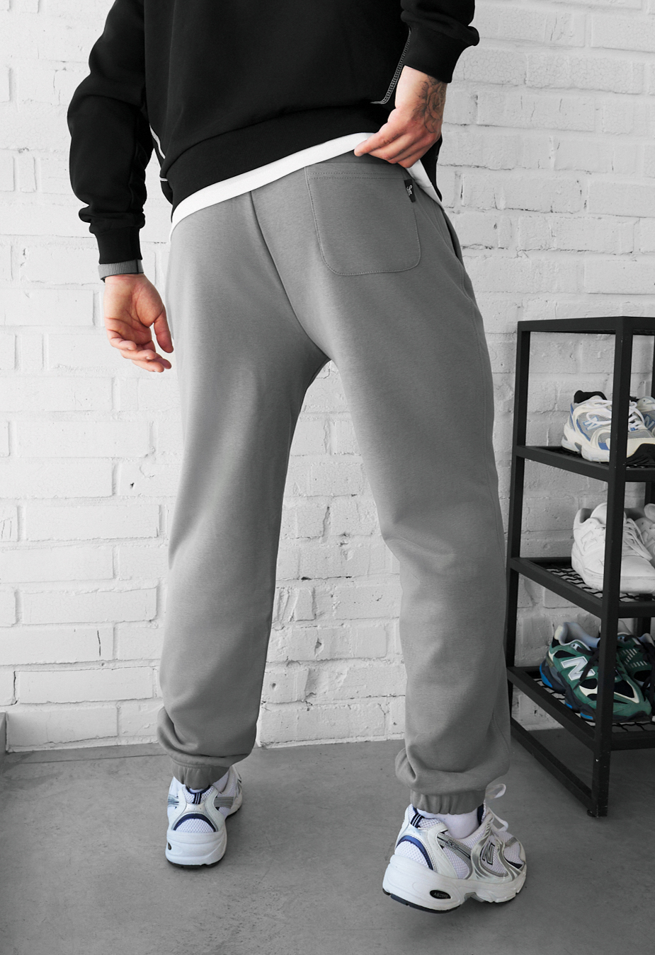 Spodnie dresowe Staff dexo gray