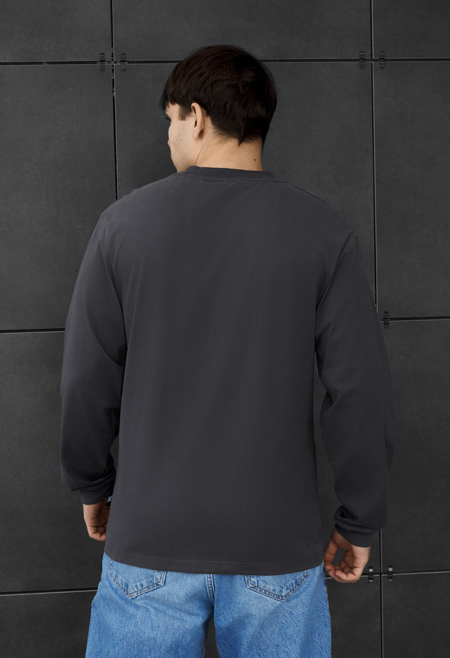 Longsleeve Staff dark gray logo