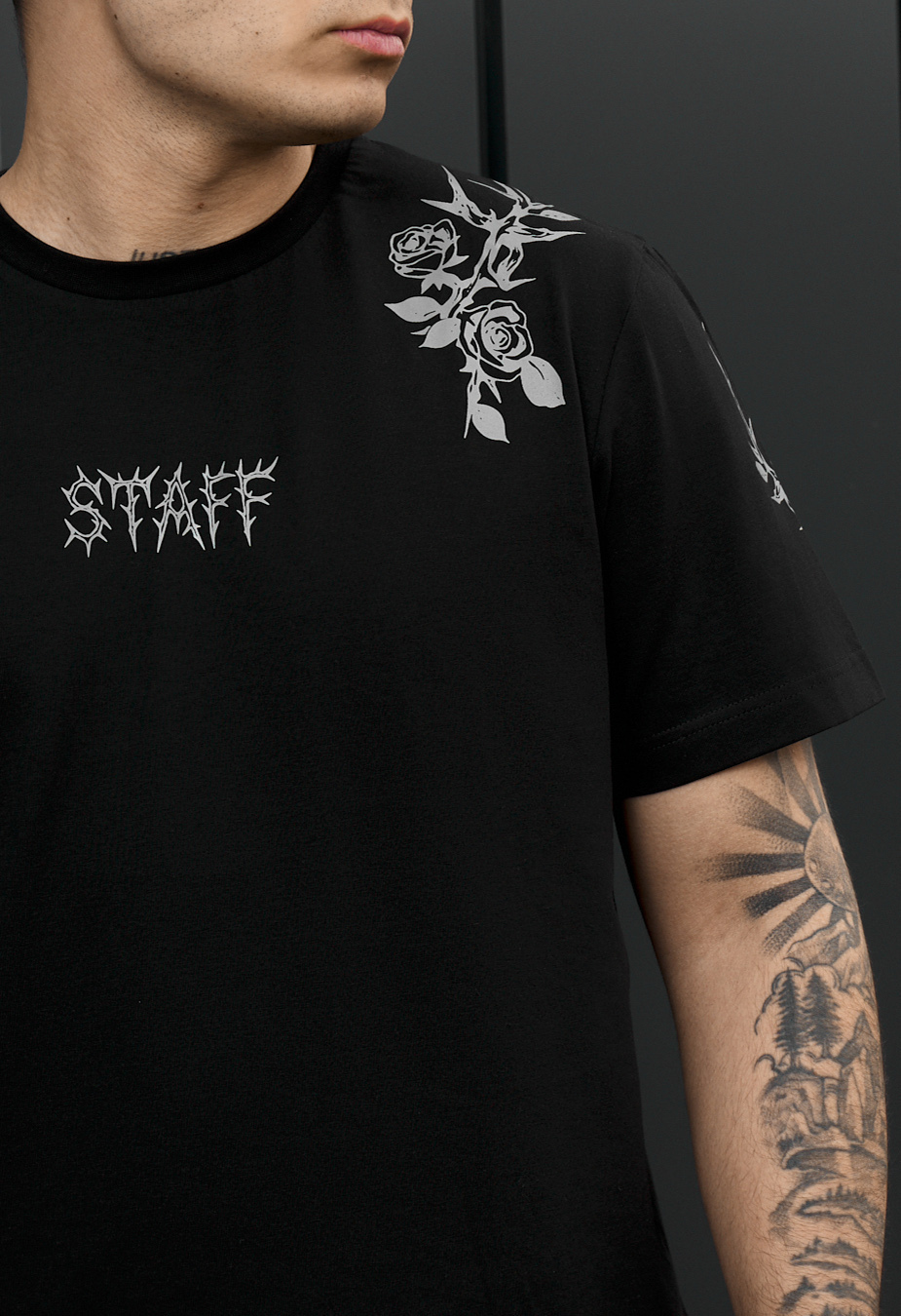 Koszulka Staff logo & flowers