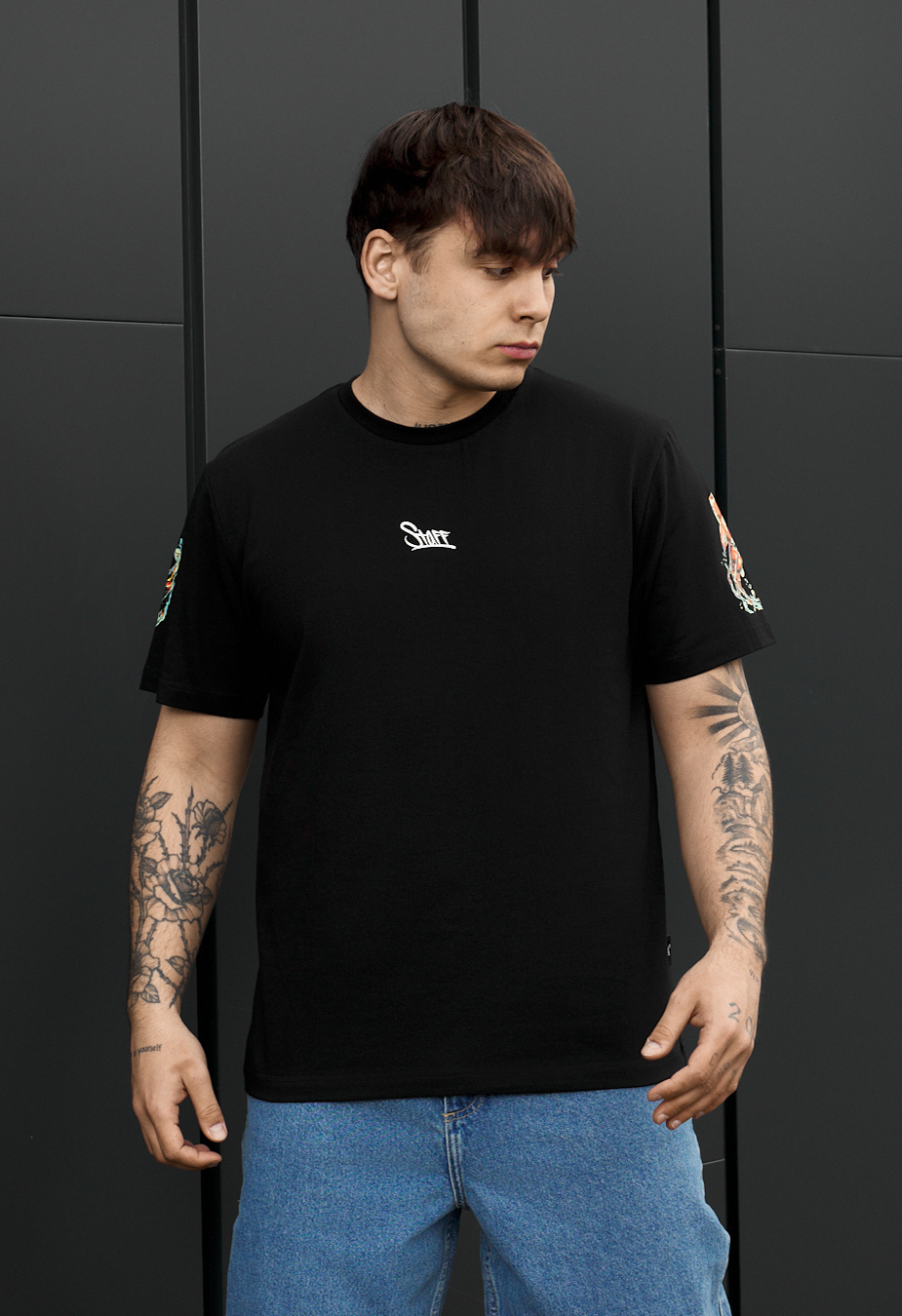 Koszulka Staff logo & fish