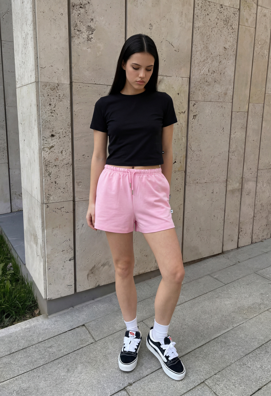 Spodenki Staff lin pink