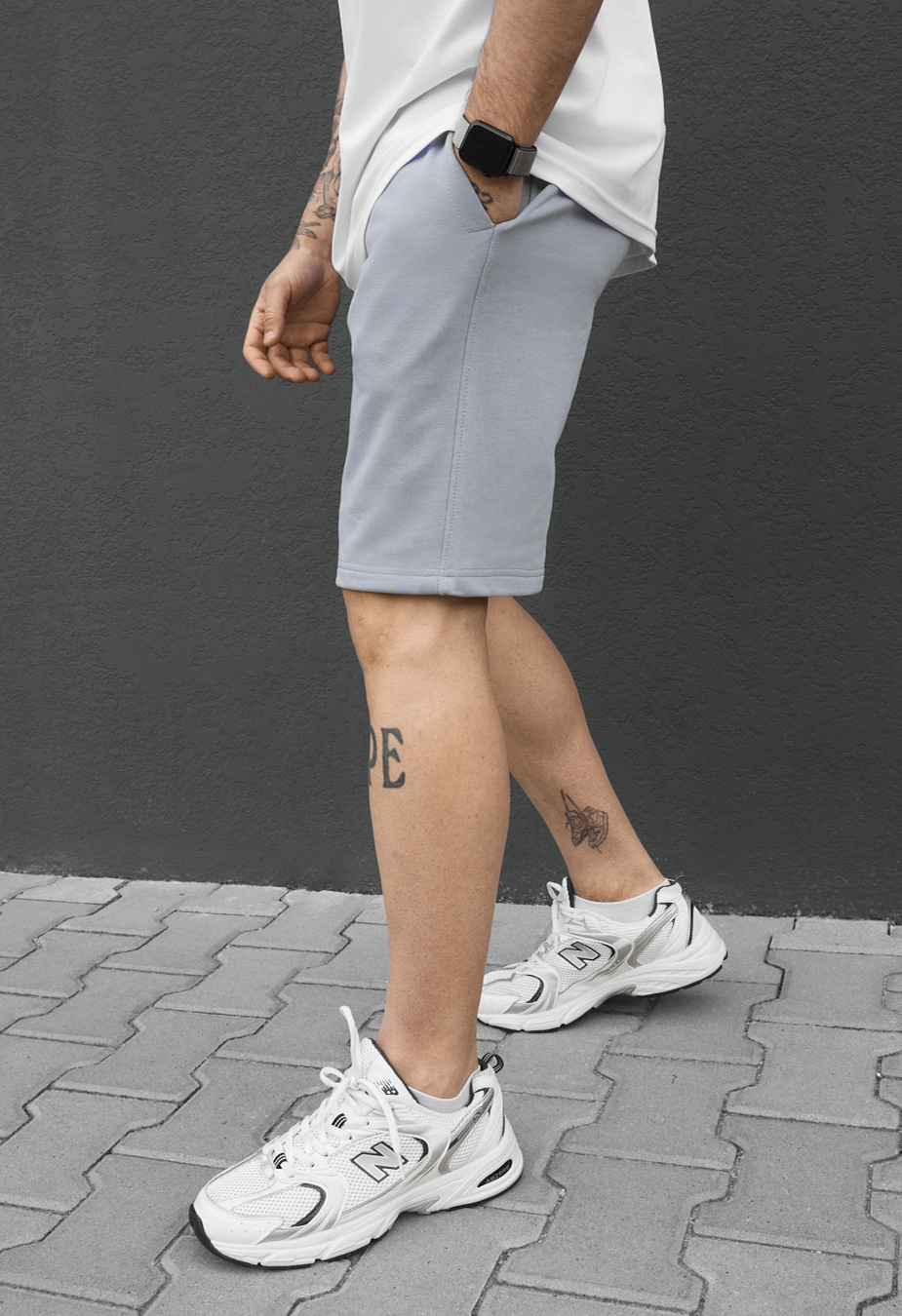 Spodenki Staff tor light gray