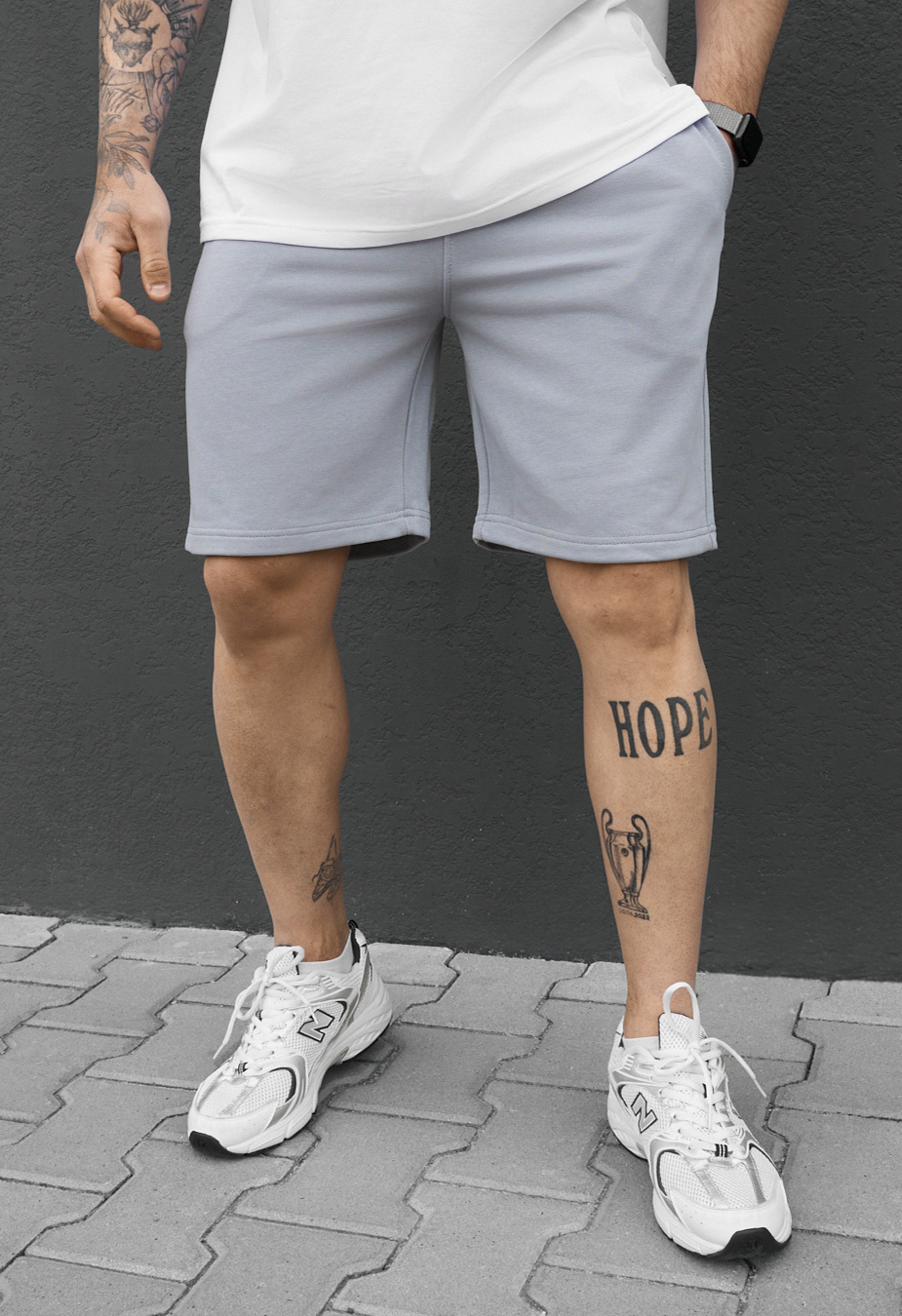Spodenki Staff tor light gray