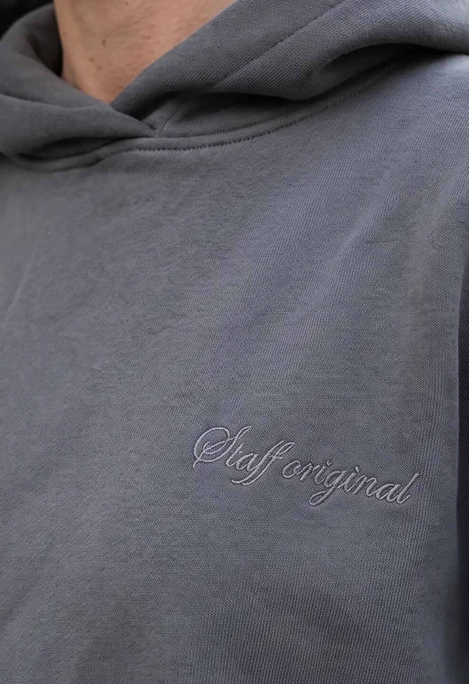 Dres Staff logo gray oversize fleece