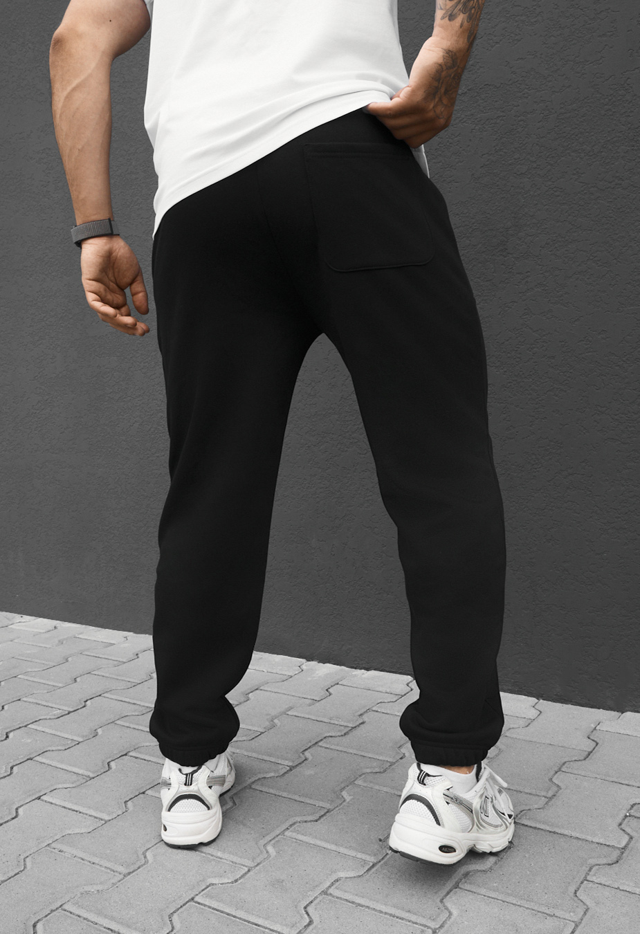 Spodnie dresowe Staff al black fleece