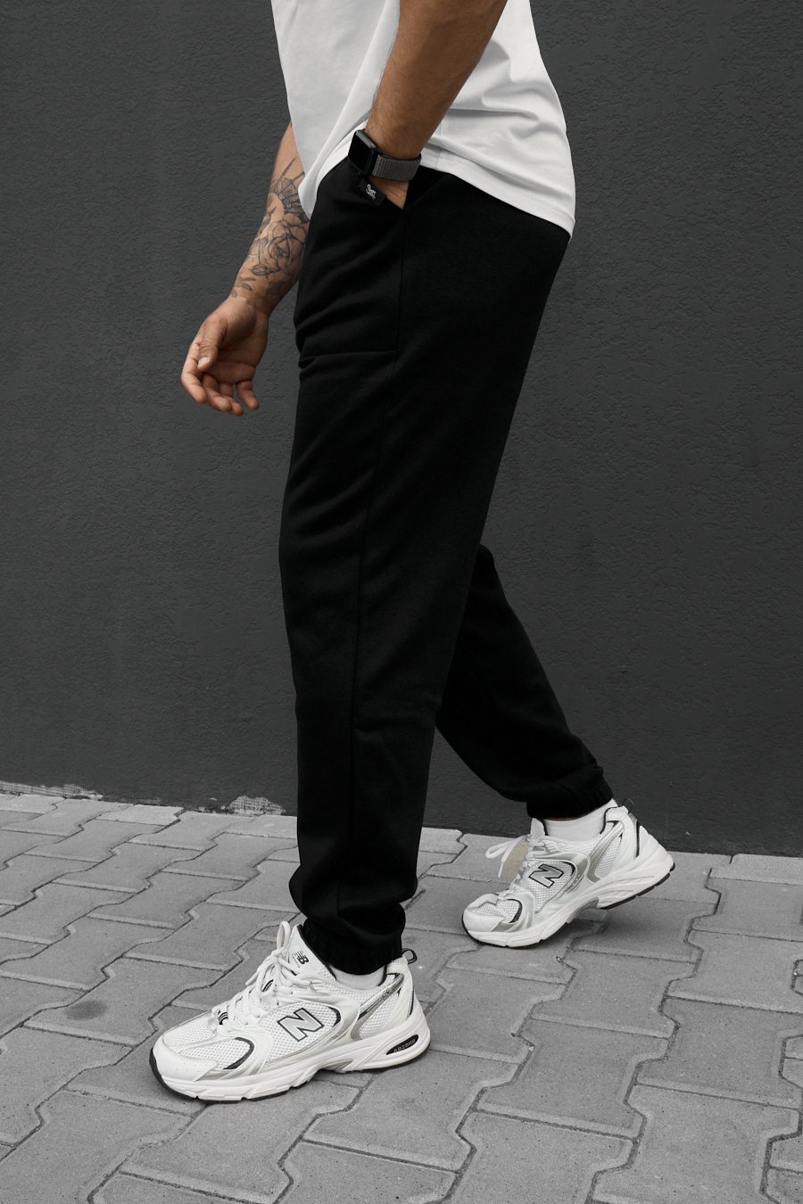Spodnie dresowe Staff al black fleece