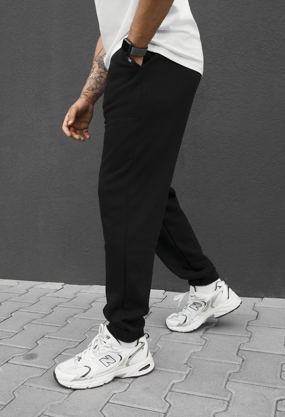Spodnie dresowe Staff al black fleece