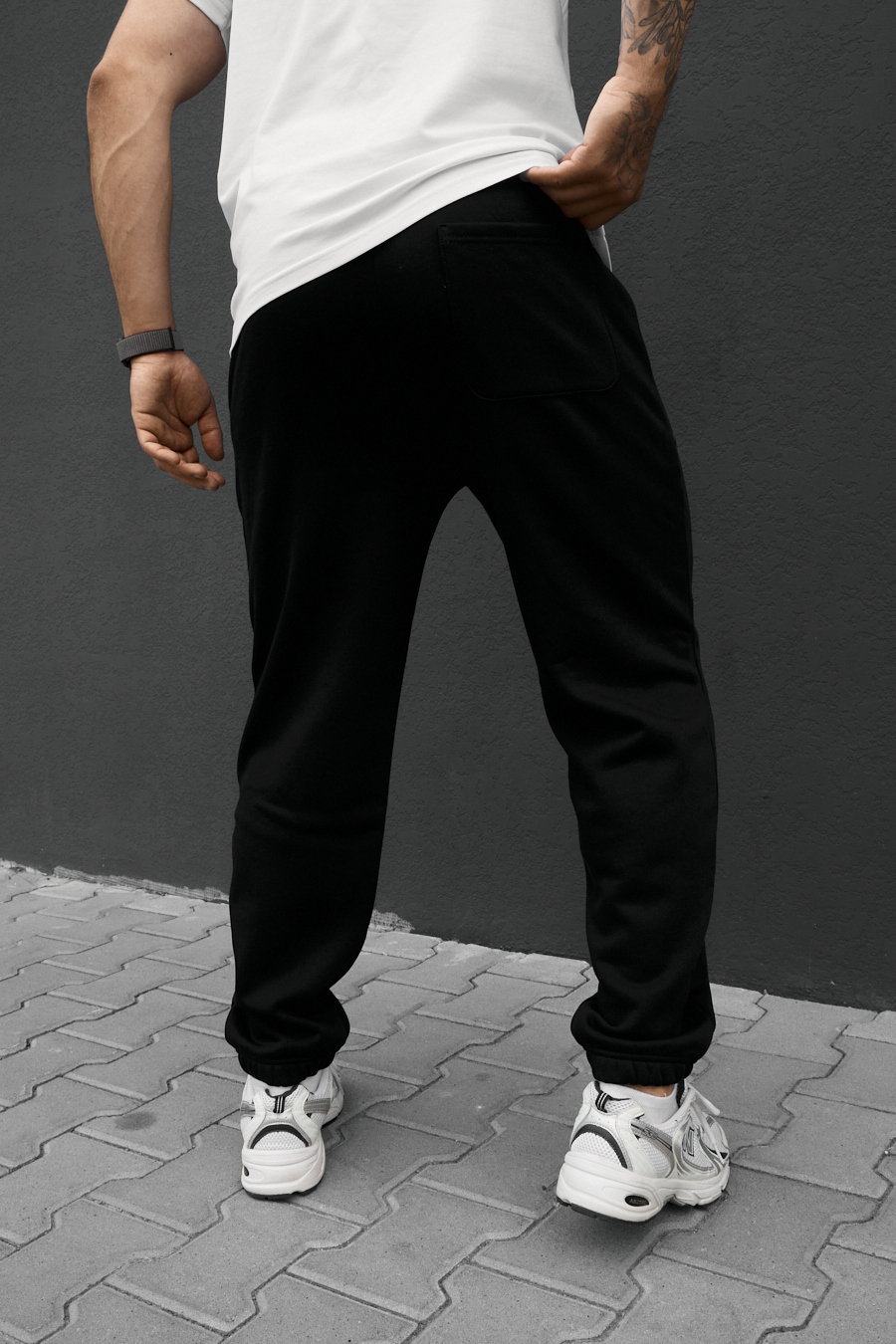 Spodnie dresowe Staff al black fleece