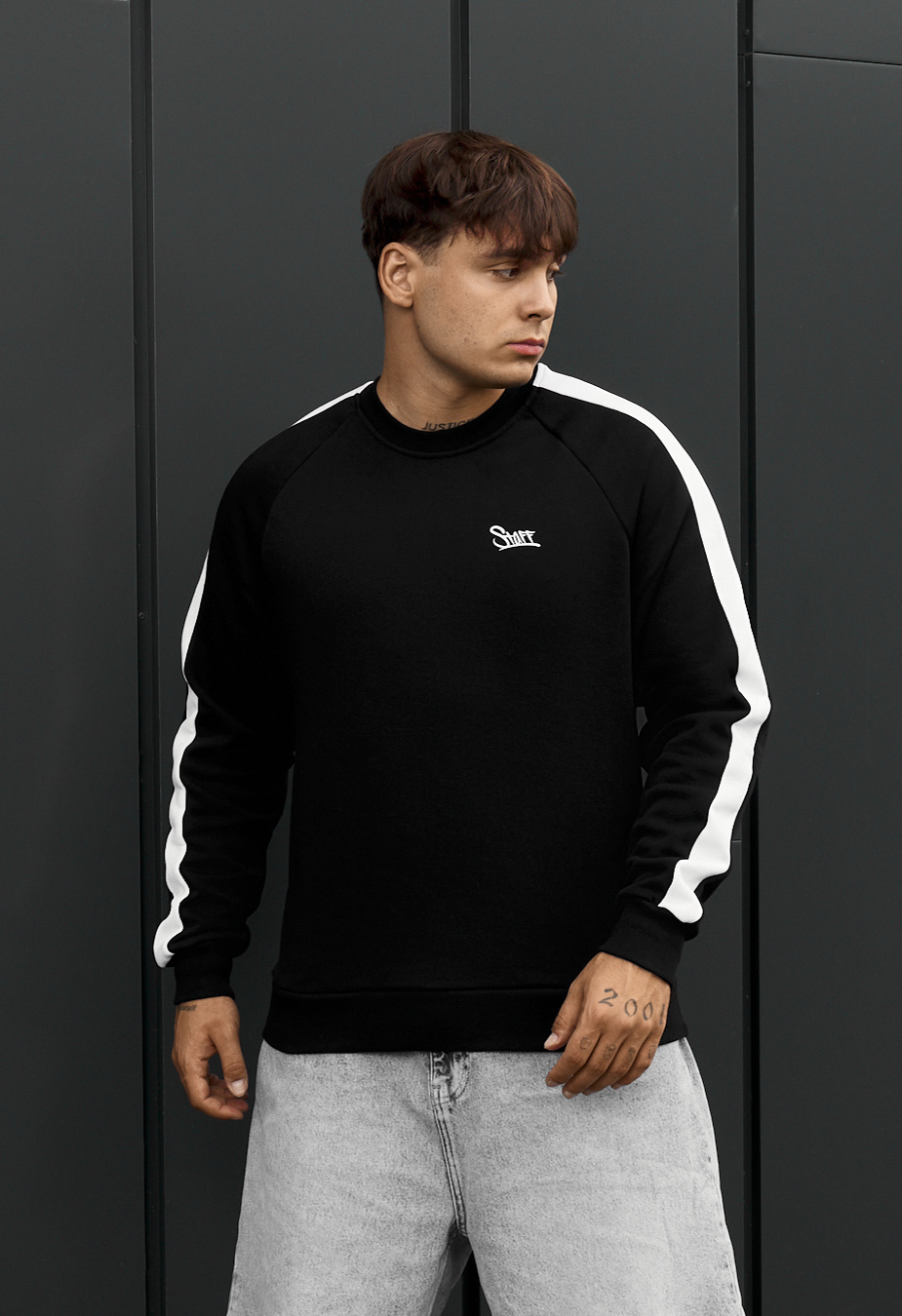 Bluza Staff black line logo fleece