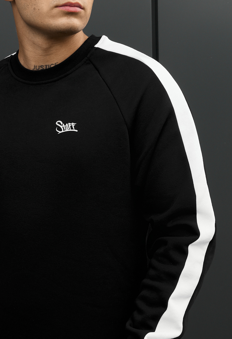 Bluza Staff black line logo fleece