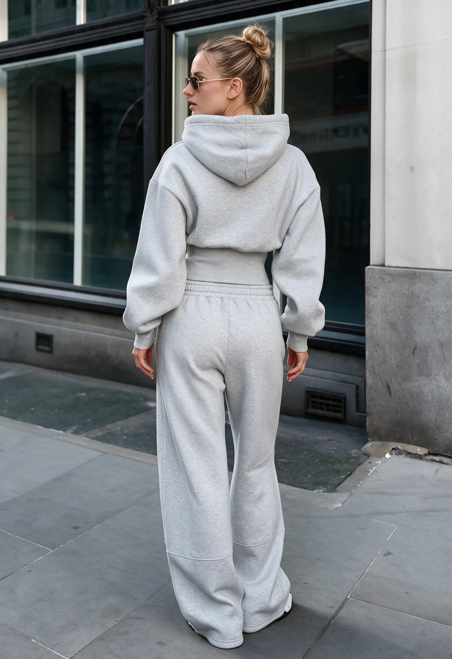 Dres Staff mie light gray melange fleece