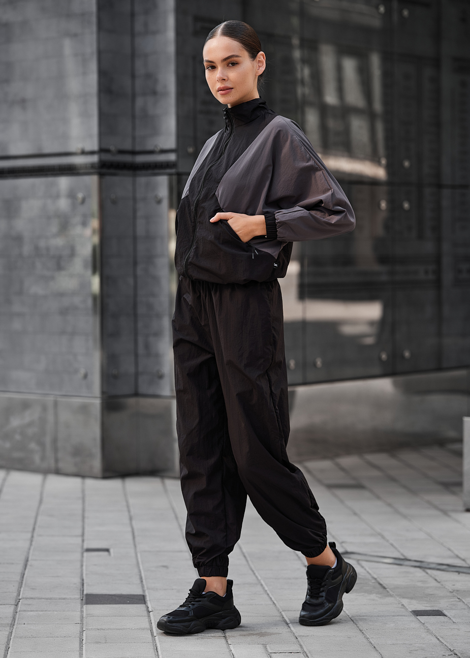 Damski dres Staff retro black & gray oversize