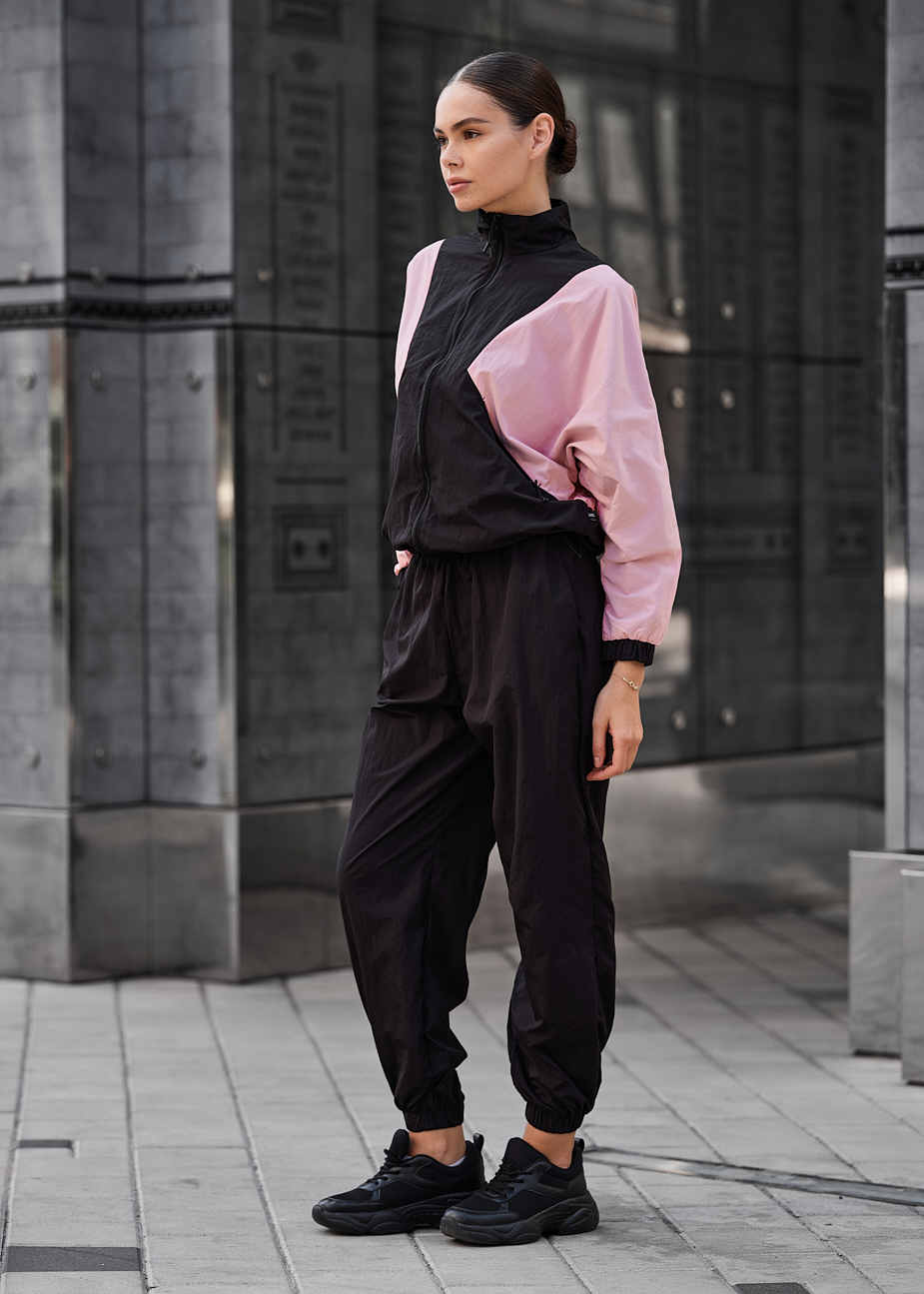 Damski dres Staff retro black & pink oversize