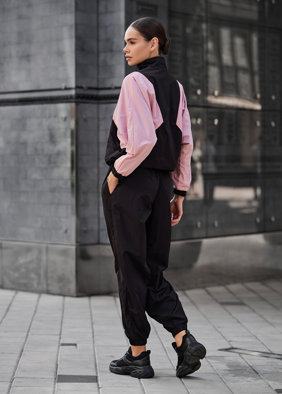 Damski dres Staff retro black & pink oversize