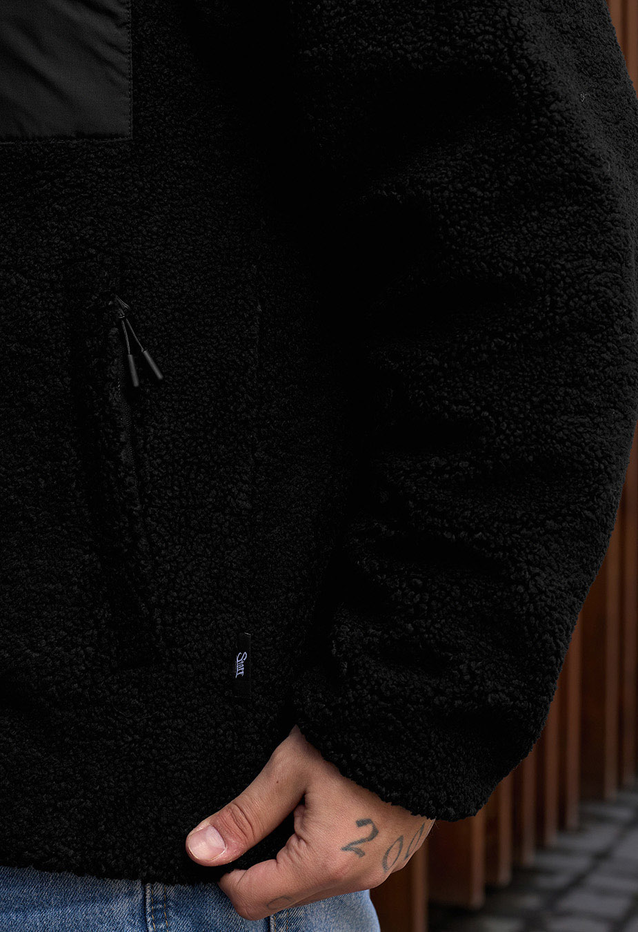 Kurtka futrzana Staff zelm black