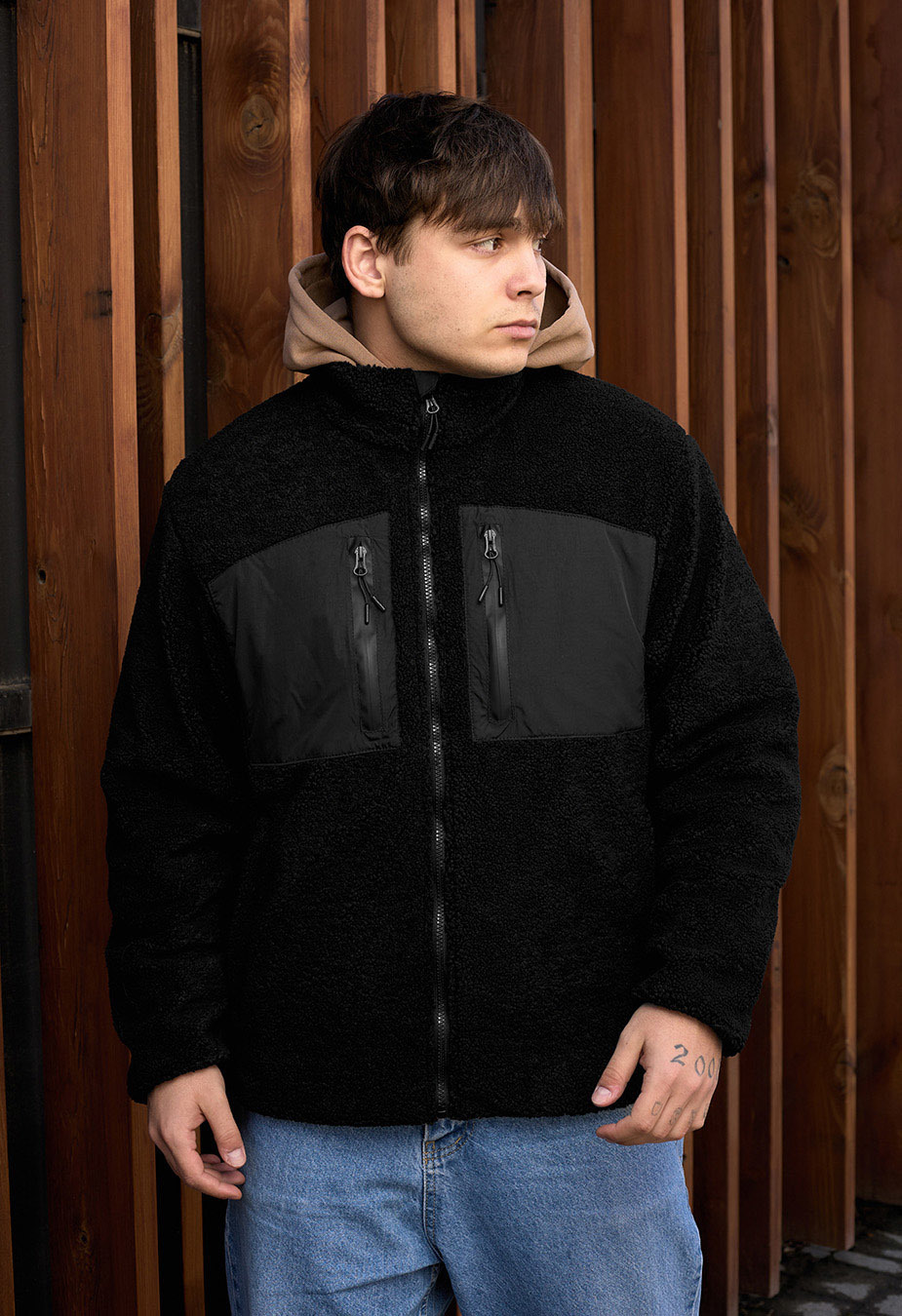 Kurtka futrzana Staff zelm black