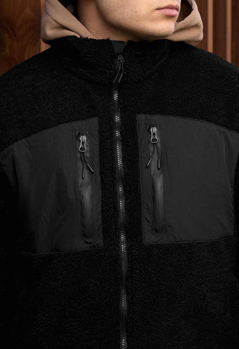 Kurtka futrzana Staff zelm black