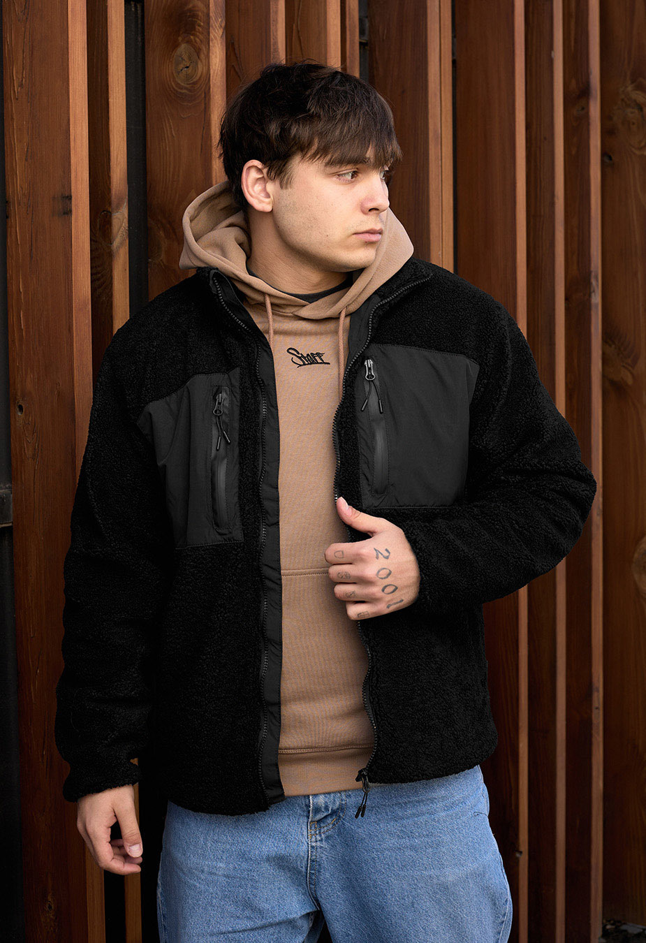 Kurtka futrzana Staff zelm black