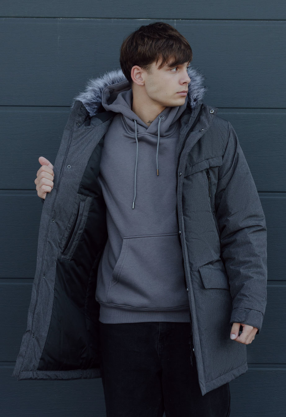 Parka zimowa Staff artika graphite