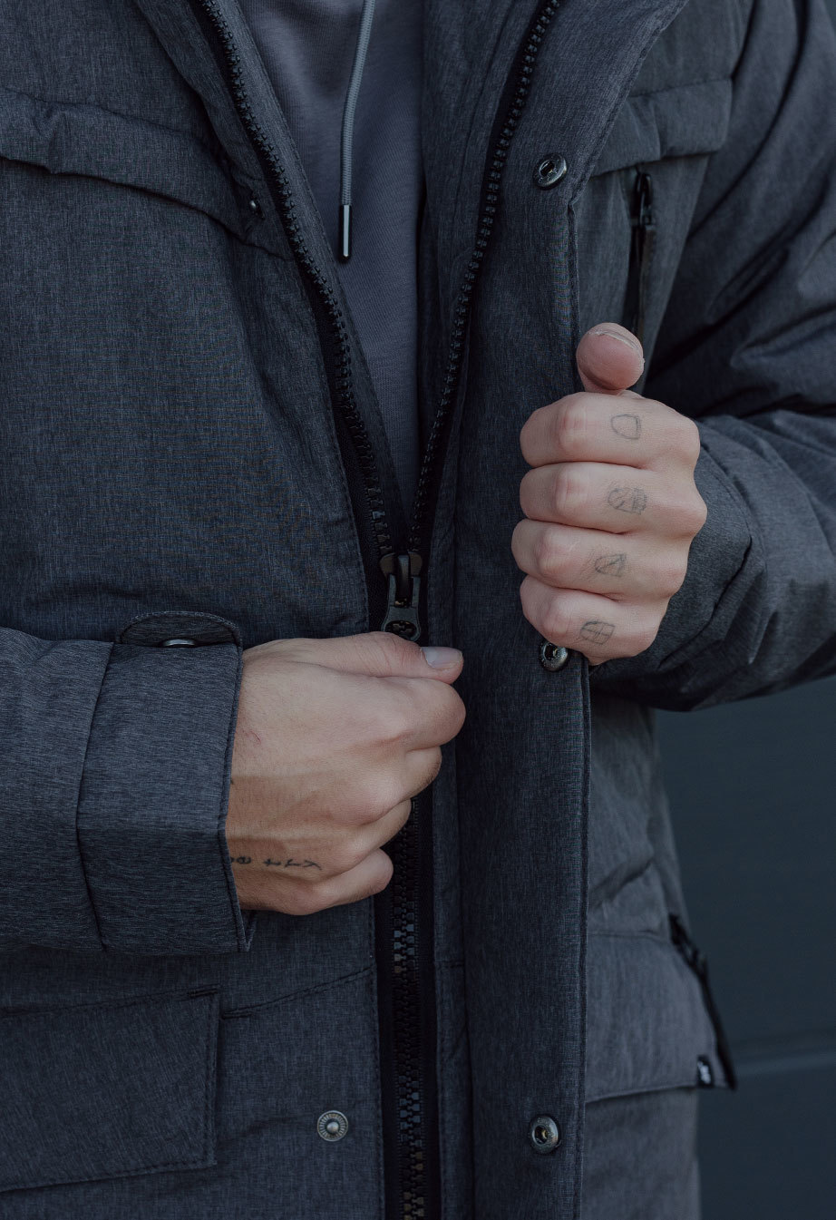 Parka zimowa Staff artika graphite