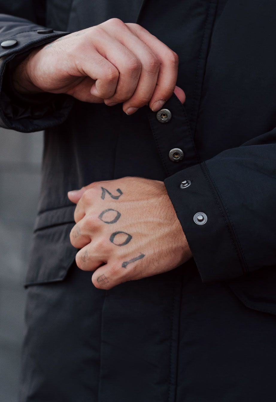 Zimowa parka Staff sta navy & black