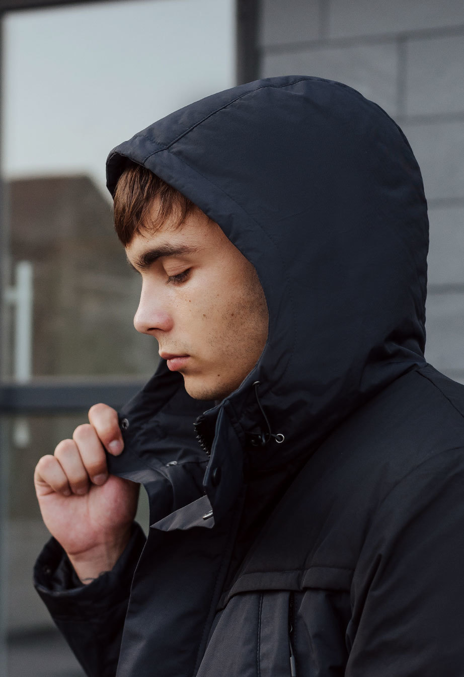 Zimowa parka Staff sta navy & black