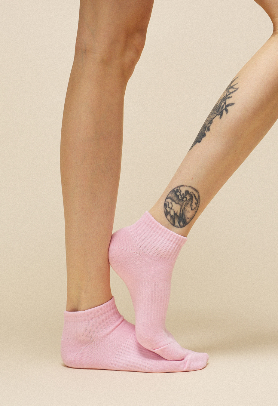 Skarpetki damskie Staff pink