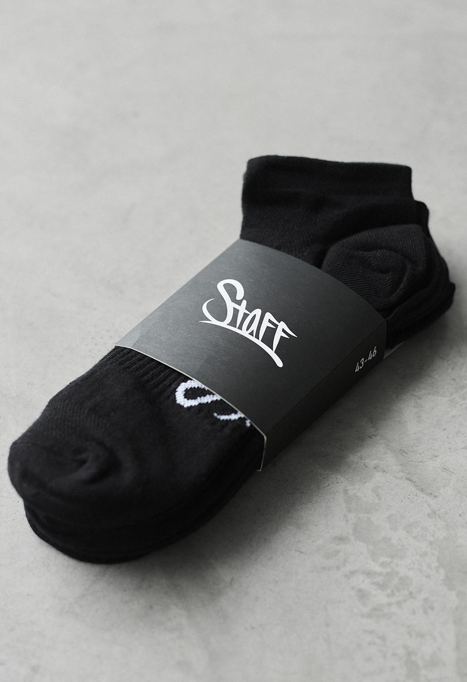 Skarpetki Staff black 5 par short (р.43-46)