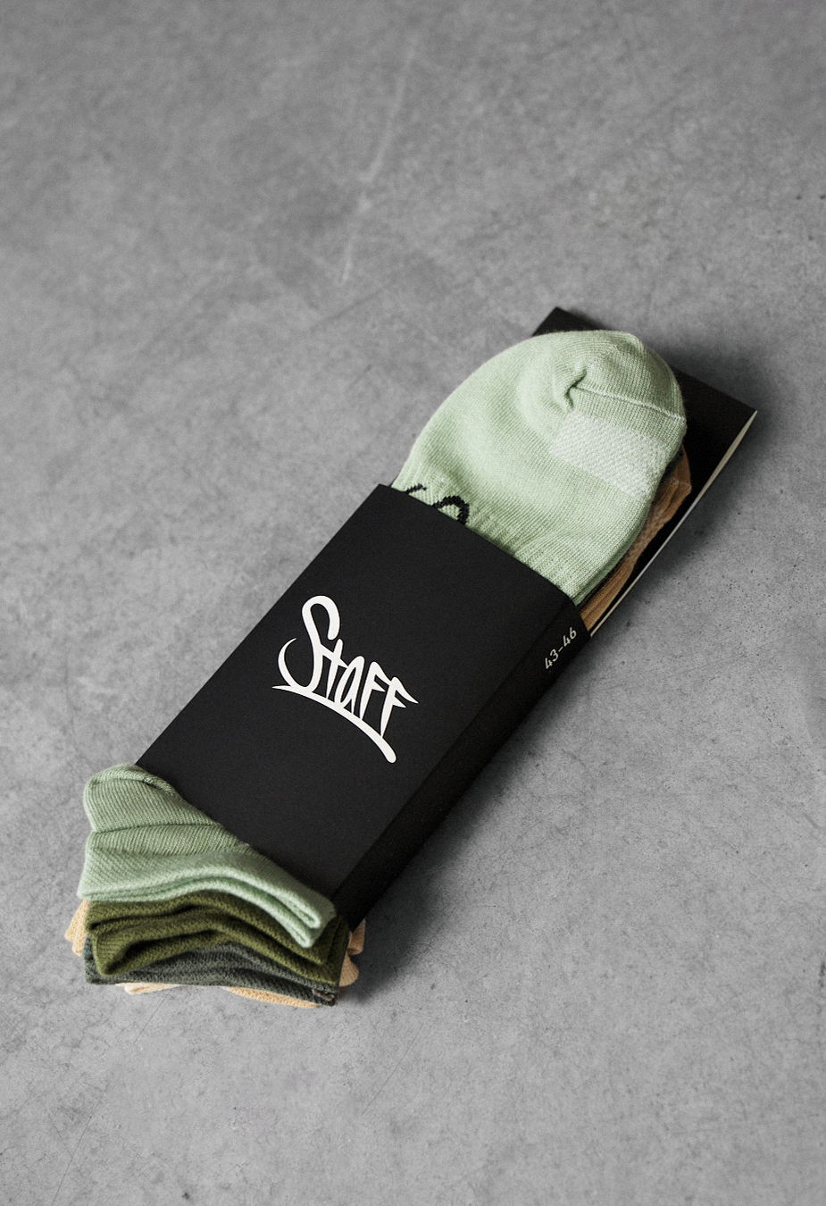 Skarpety Staff colorblock short 5 par (r. 43-46)