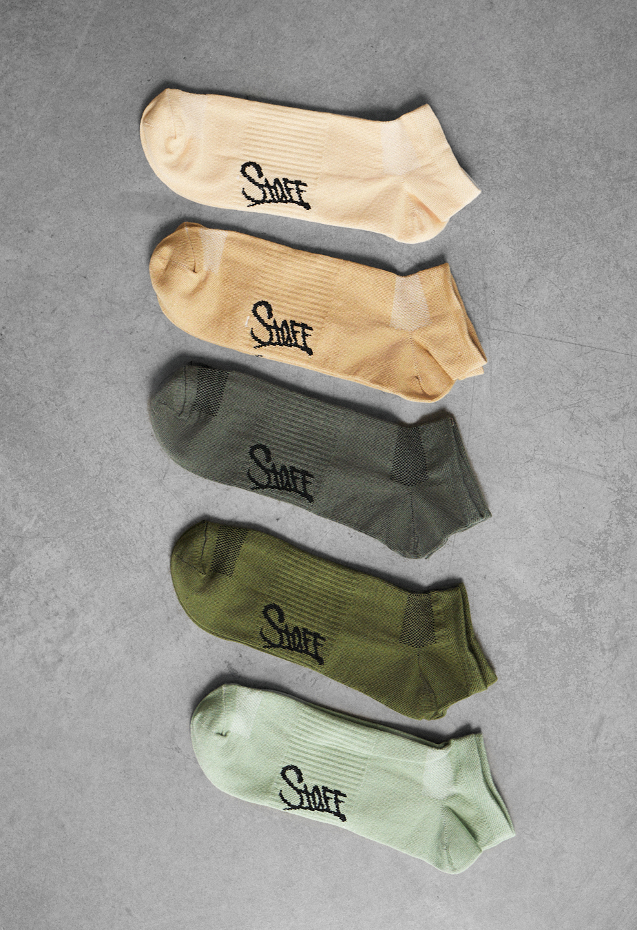 Skarpety Staff colorblock short 5 par (r. 43-46)