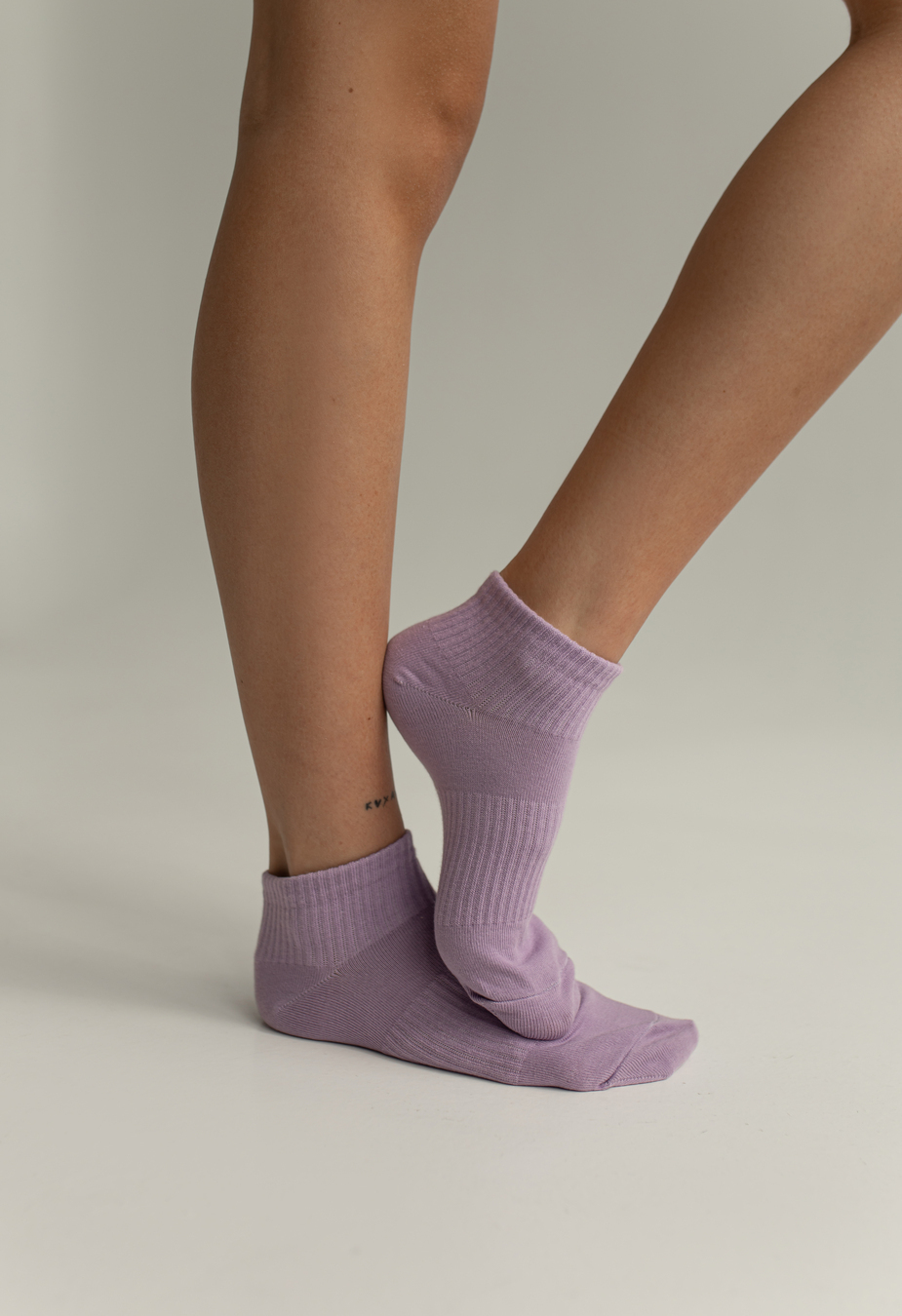 Skarpety Staff peach/violet/green 36-39 (trzy pary)