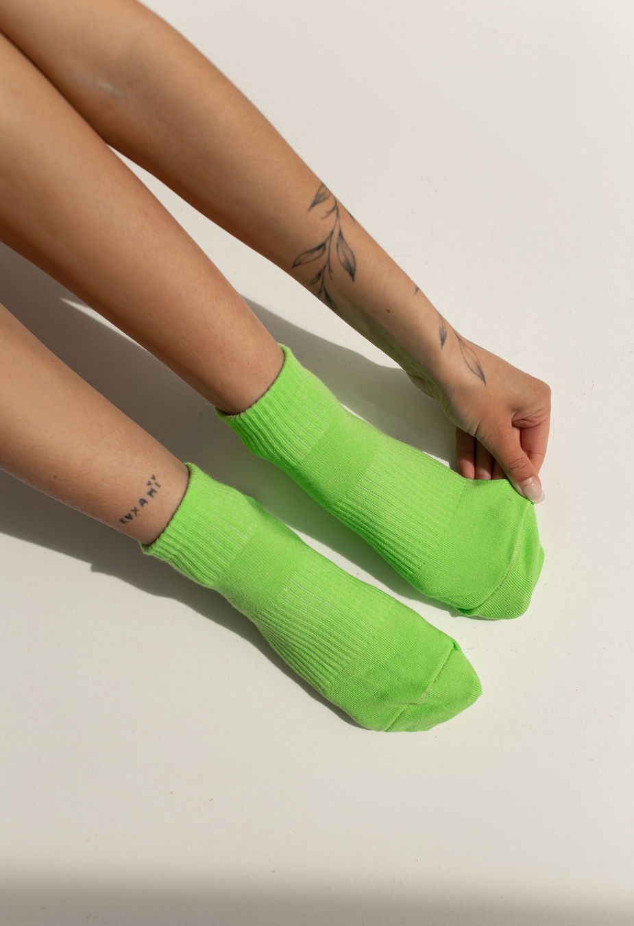 Skarpety Staff peach/violet/green 36-39 (trzy pary)