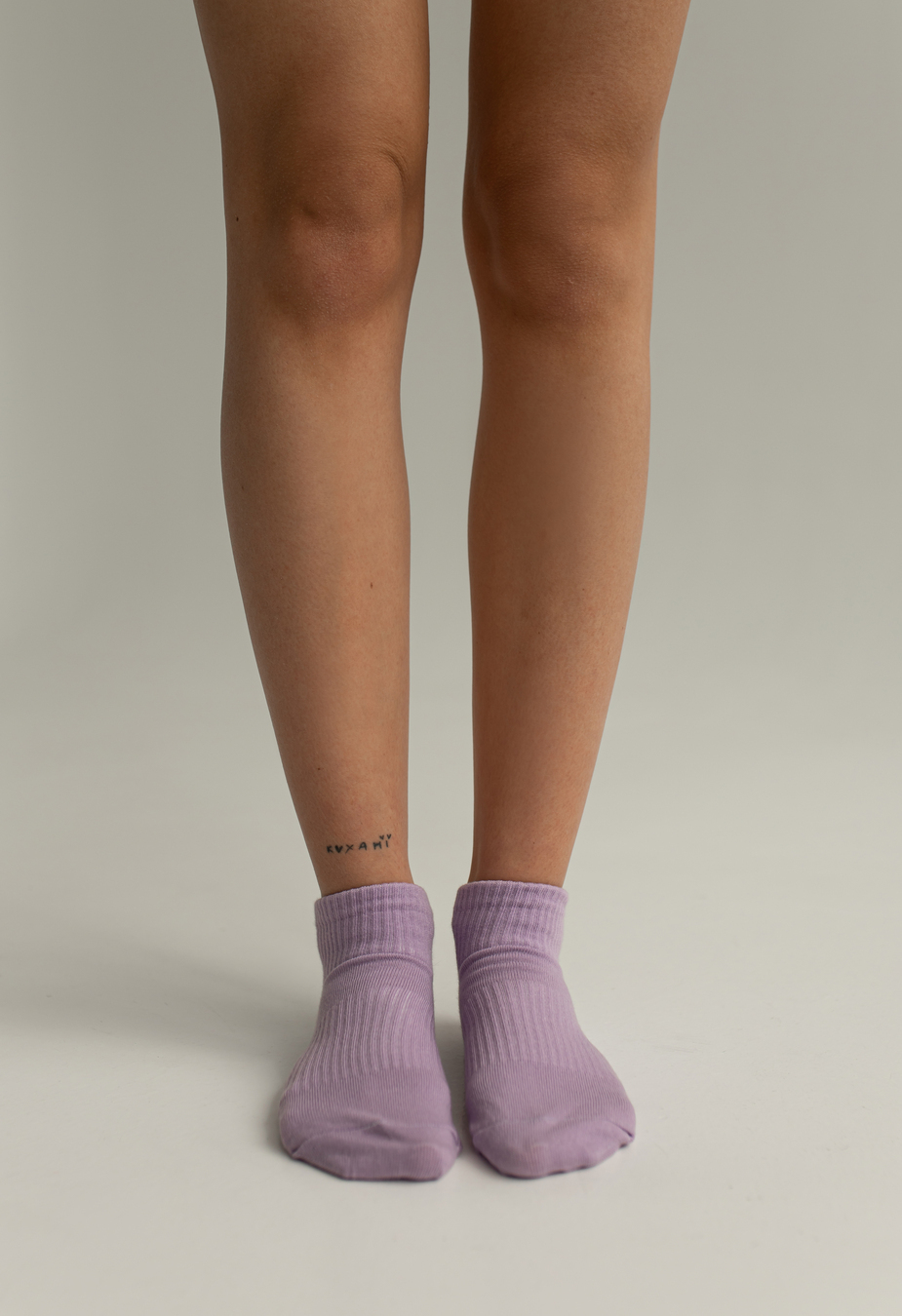 Skarpety Staff peach/violet/green 36-39 (trzy pary)
