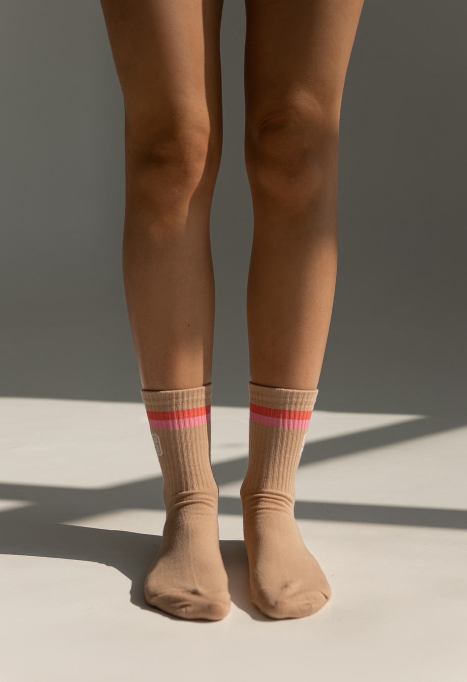 Skarpety Staff mix beige (r.36-39) (trzy pary)