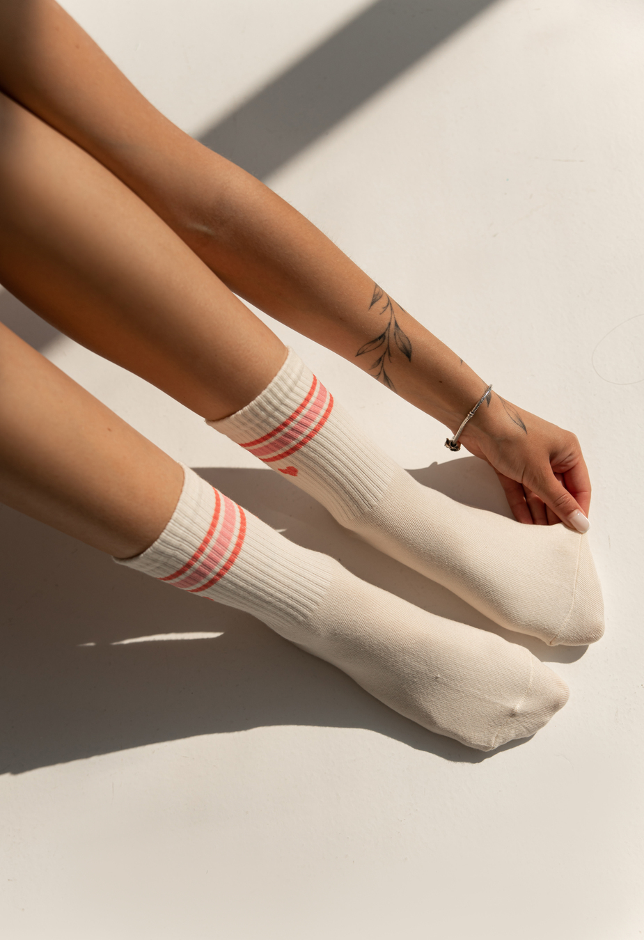 Skarpety Staff mix beige (r.36-39) (trzy pary)