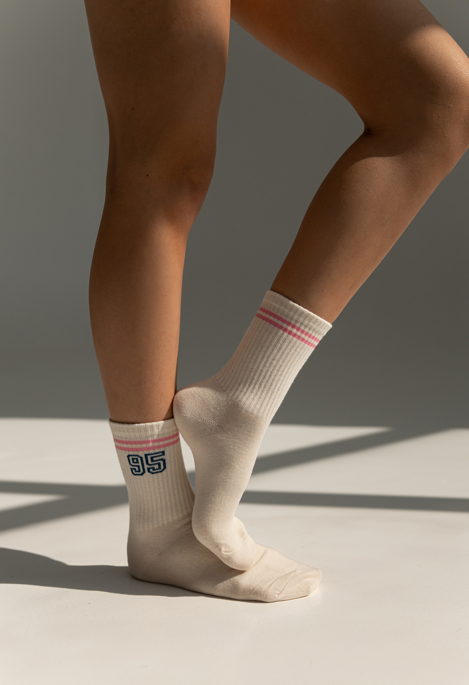 Skarpety Staff mix beige (r.36-39) (trzy pary)