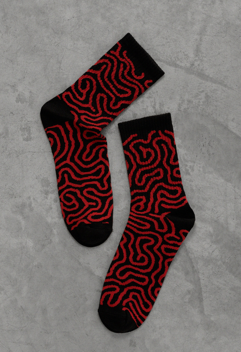 Skarpety Staff black & red