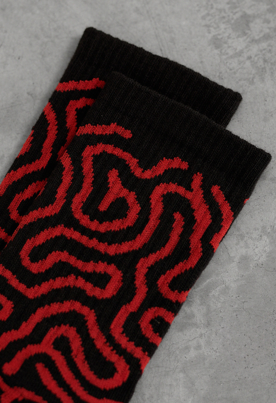 Skarpety Staff black & red