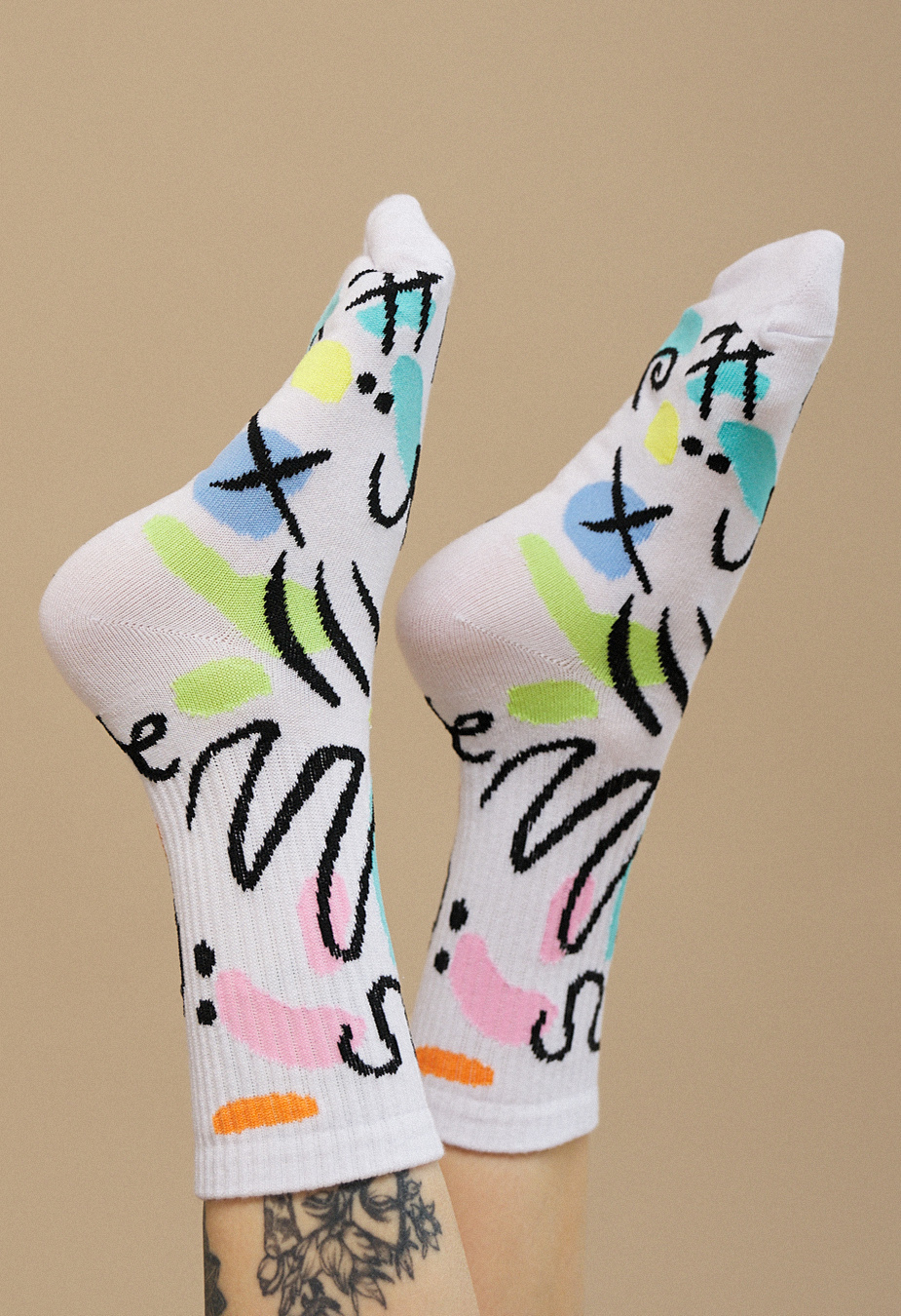 Skarpety Staff lines