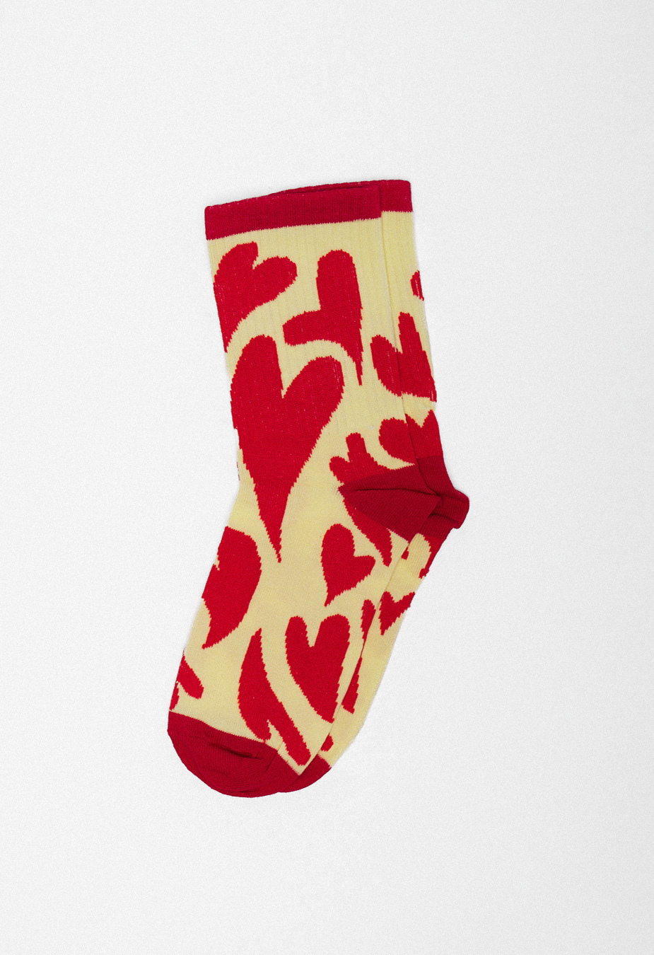 Skarpety Staff red hearts