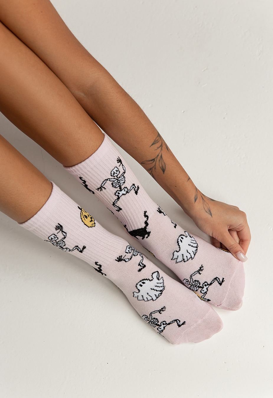 Skarpety Staff Halloween black cat