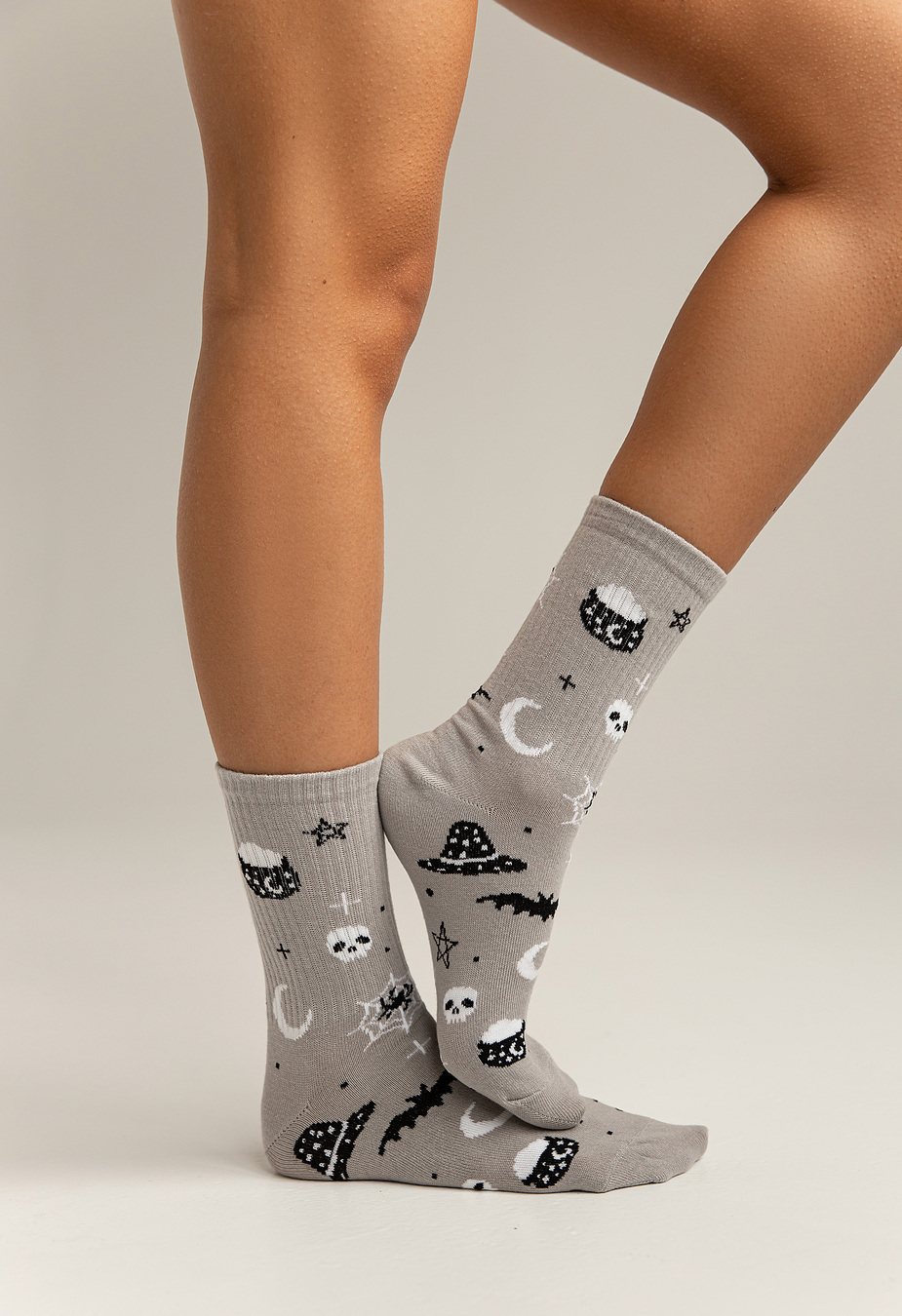 Skarpety Staff Halloween bat & moon