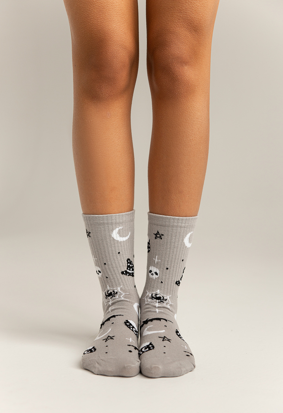 Skarpety Staff Halloween bat & moon