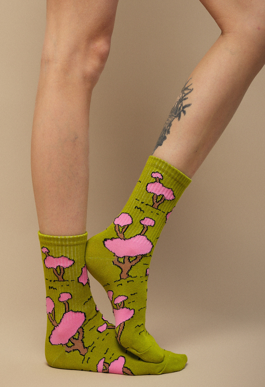 Skarpety Staff pink tree