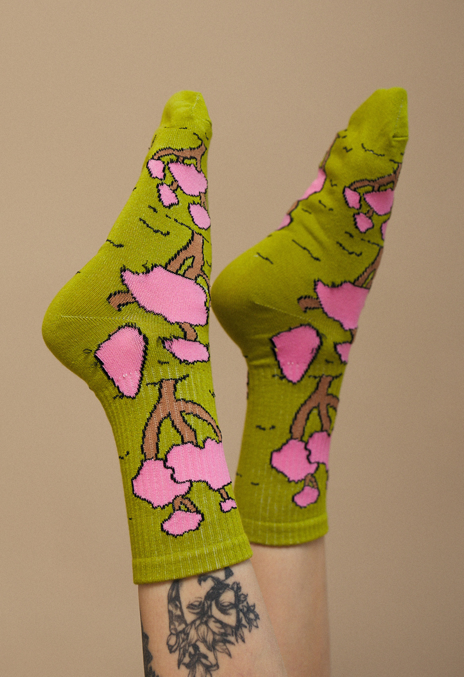 Skarpety Staff pink tree