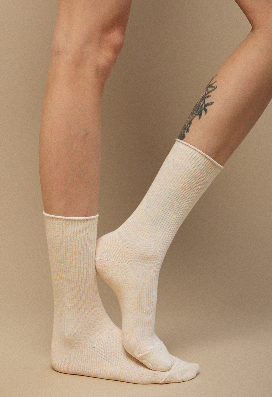 Skarpety damskie Staff milk logo