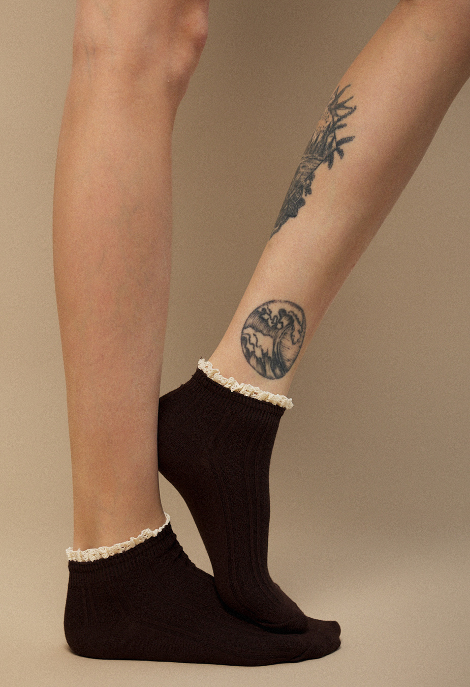 Skarpety  Staff black & milk