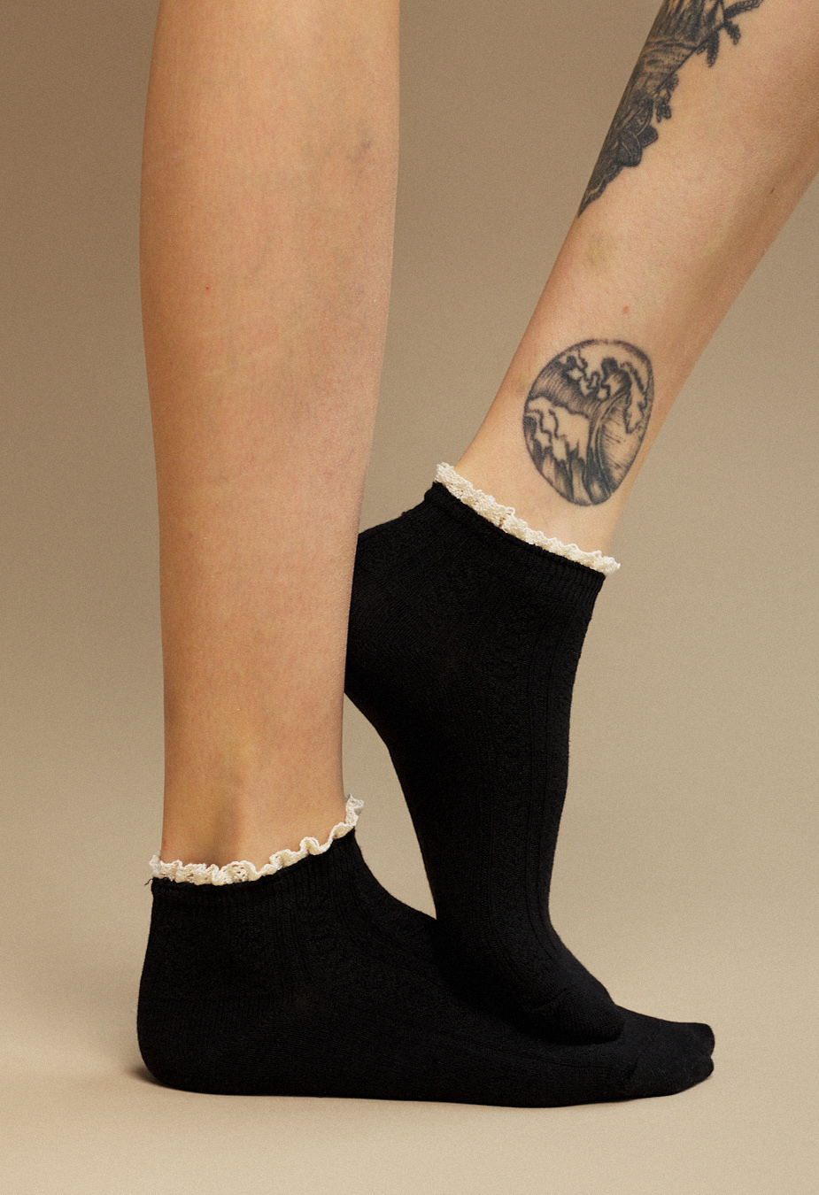 Skarpety Staff black & milk